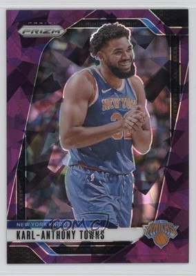 2024-25 Panini Prizm Purple Ice Prizm 81/149 Karl-Anthony Towns #141 hs9