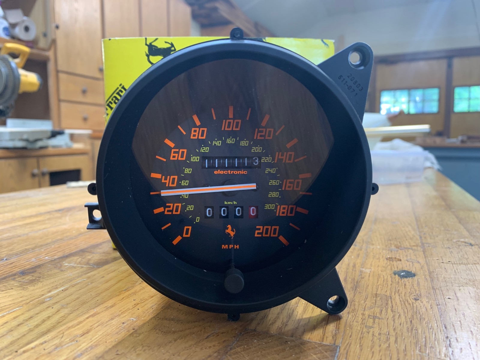 Ferrari 348 speedometer