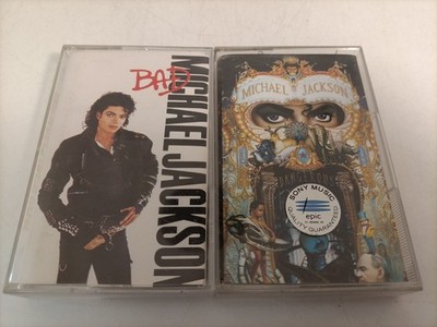LOT 2x MICHAEL JACKSON - Bad + Dangerous MC MUSICASSETTE