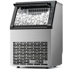 Antarctic Star Commercial Ice Maker Machine 79Lbs/24H, Self-Cleaning, Ice Scoo M