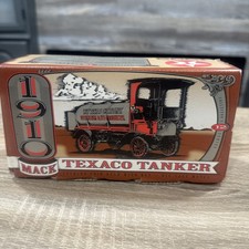 Vintage Texaco Tanker ERTL Collectibles 1910 Mack Coin Bank Die Cast Metal Truck