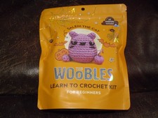 Halloween Edition - Woobles Salem the Purple Cat Crochet Kit w/ Cloak Hat Broom
