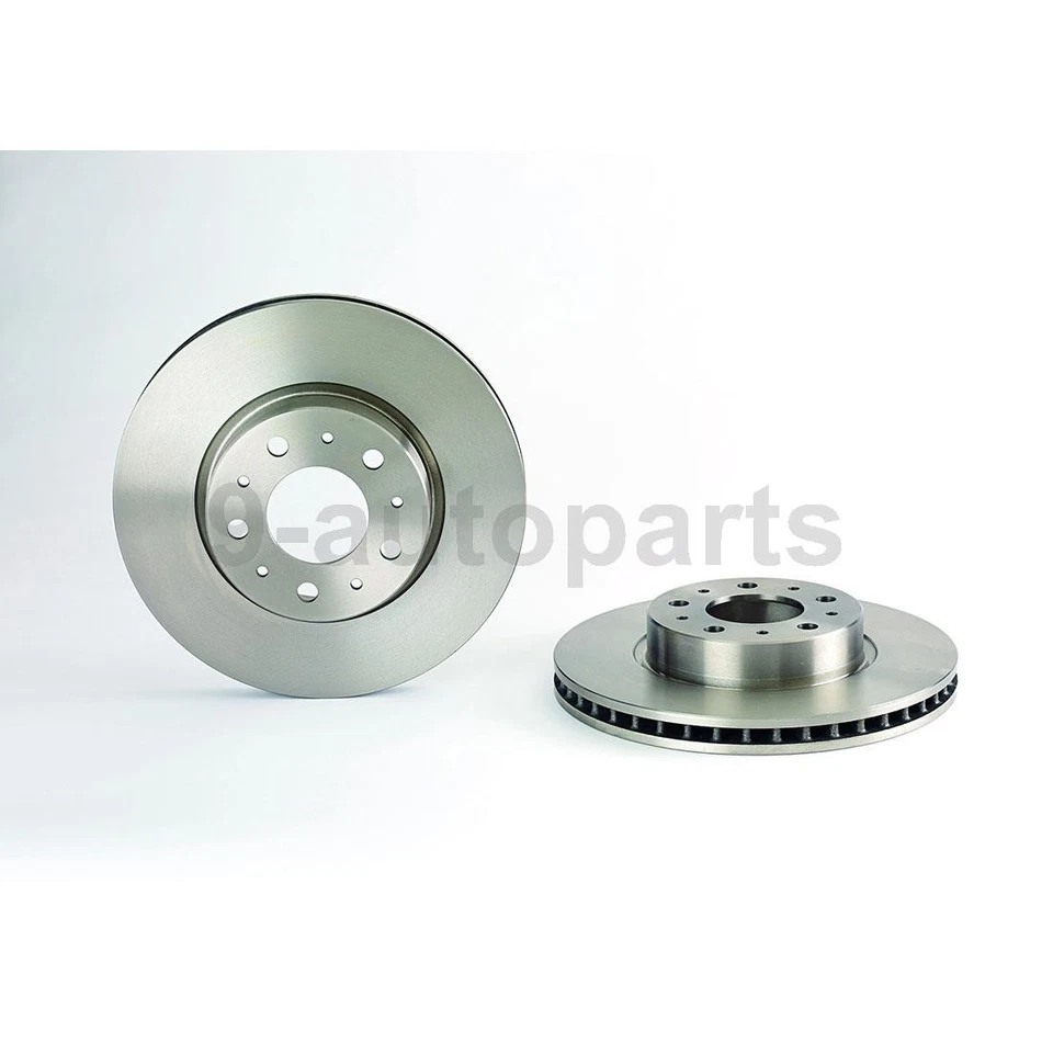 Rotores de freio a disco dianteiros traseiros Brembo OE para 1991 1992 Volvo 740 - Imagem 4 de 4