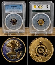 2026 Niue 1 Mermaid Earth Reflection 1gram .9999 Gold PCGS PR70 Colorized