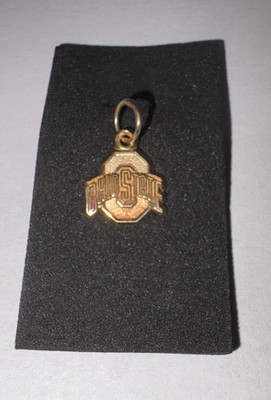 10k Gelbgold LogoArt Ohio State University kleiner Anhänger Charm 0,78 Gramm