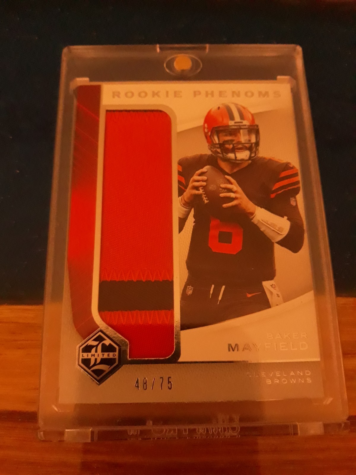 Baker Mayfield Panini Limited Rookie Phenoms Jumbo Relics #RPBM Base