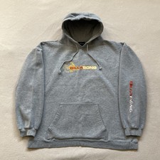 Vintage 2000s Billabong Surf Hoodie Gray Size M/L Boxy Fit Skate RARE