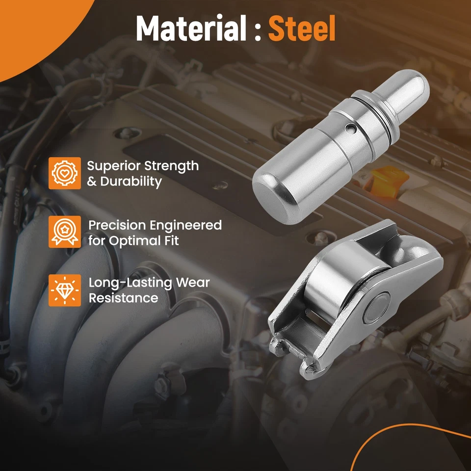 12* Rocker Arms & 12* Hydraulic Valve Lifters For GMC Acadia Canyon Envoy XL - Image 3 of 4