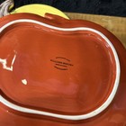 Vintage Lot 4 Williams Sonoma Glazed Ceramic Pumpkin Shaped Plates Fall Harvest — photo 9
