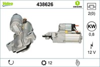 Anlasser Starter Valeo Origins - NEW O.E. Technologie 438626 12V FüR Ford Focus