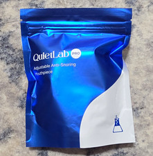 QuietLab Pro Adjustable Anti-Snoring Mouthpiece for Snoring, Blue/White
