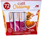 Catit Creamy Lickable Cat Treats Mega Mix 72 Count EXP 12/2027