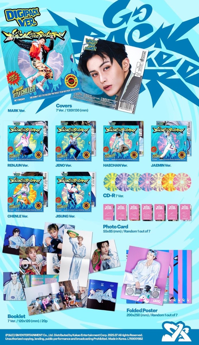 NCT DREAM ALBUM 'GO BACK TO THE FUTURE' OFFICIAL PHOTOCARD