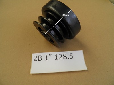 2B 128,5- 25,4 Fliehkraftkupplung Doppel 'B' Profil 128,5mm Riemenscheibe 19PS