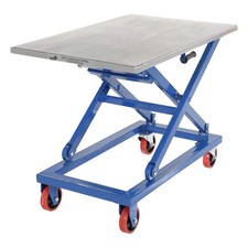 VESTIL CART-1000-M Hand Crank Scissor Cart,1000 lb 60NY33