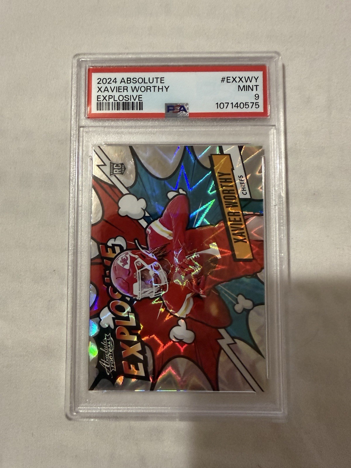 2024 Panini Absolute - Explosive Xavier Worthy #EX-XWY (RC)