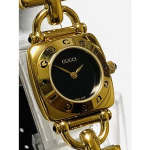 Montre Gucci Vintage Femme Or 6300L Quartz Occasion
