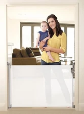 Dreambaby Retractable Indoor Outdoor Security Gate - Black