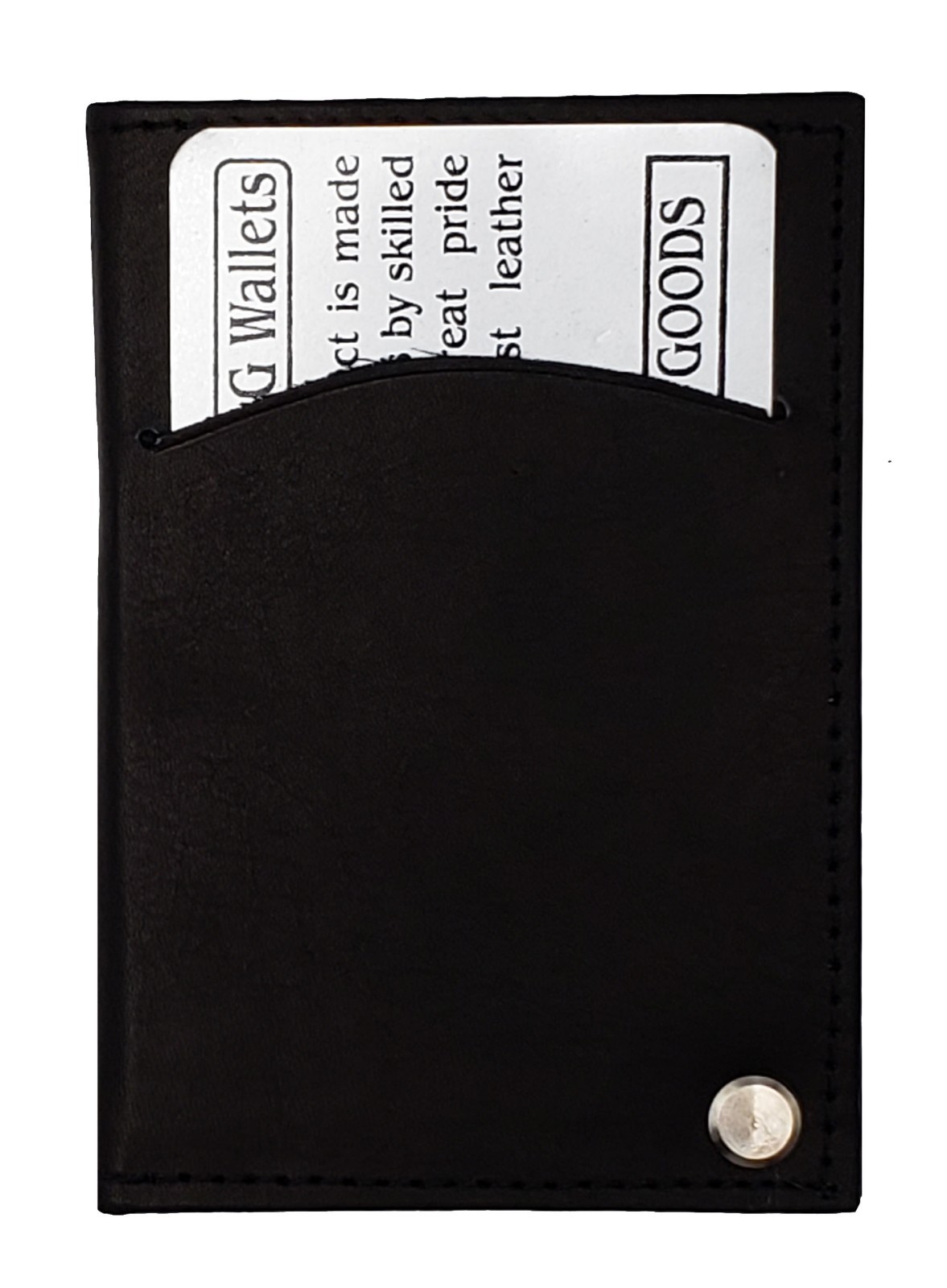 Slim Thin Mens Leather Swing Out Credit Card Holder Front Pocket Wallet eBay