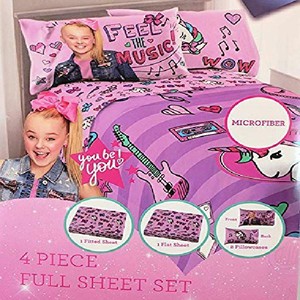 Jojo Siwa Feel The Music Full Comforter And Sheet Set Bedding Collection | eBay