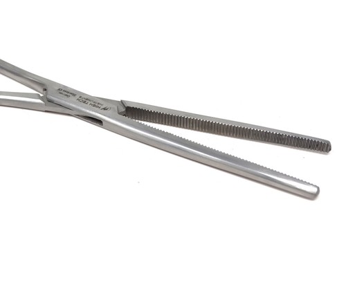 Pet Grooming Dog/Cat Hemostats Groomer Ear Hair Cleaner 8" Black Handle - Picture 3 of 6