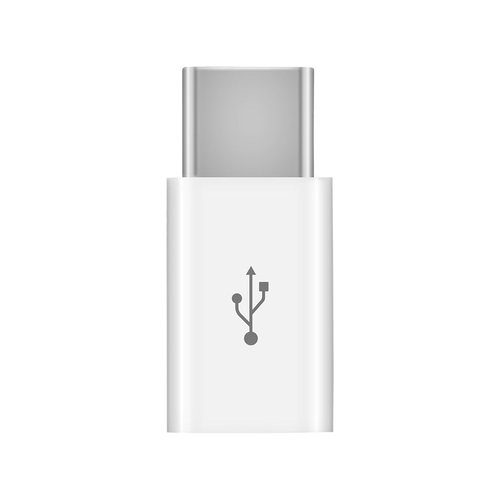 2x Adaptador universal cable MICRO USB a TIPO C OTG blanco - Imagen 4 de 6