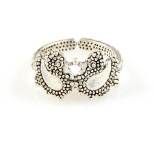 Anello da donna con Pavoncella Artigianato Sardo in Argento 99Y