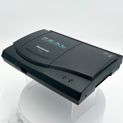 Panasonic 3DO FZ-10 REAL Black Console Retro Rare w/Accessories