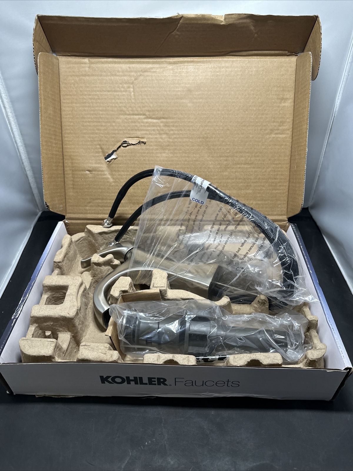 Kohler Maxton Brushed Nickel 1-Handle Single Hole/4-in Centerset ...