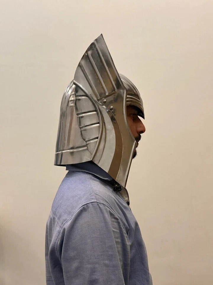 Thor Helmet Ragnarok-Inspired Halloween Costume Prop Wearable Thor Helmet Gift - Image 4 of 4