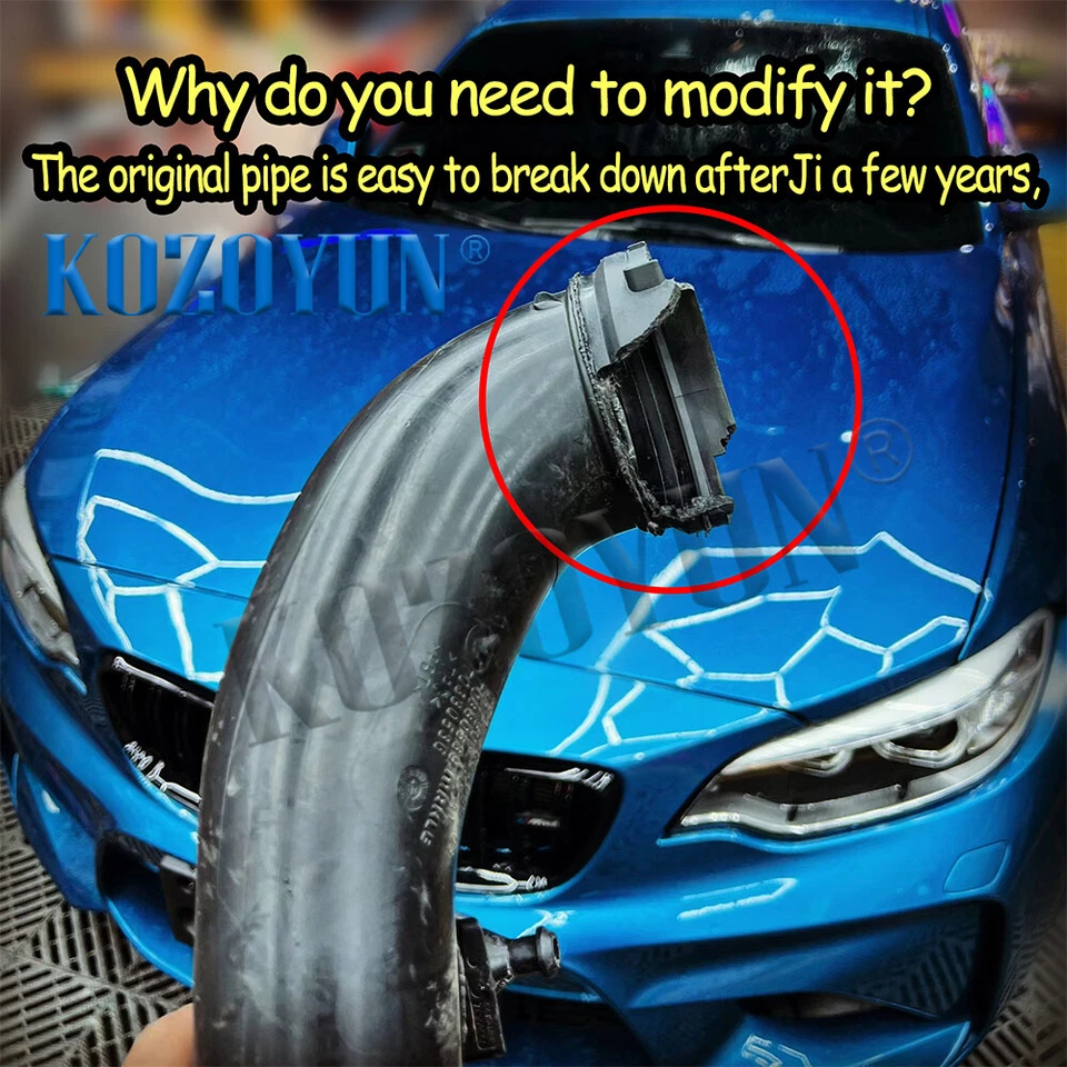 Kit de tubo de carga intercooler para BMW N55 M2 F87 M135i M235i 335i 435i F30 F31 F32 Foto 4 de 4