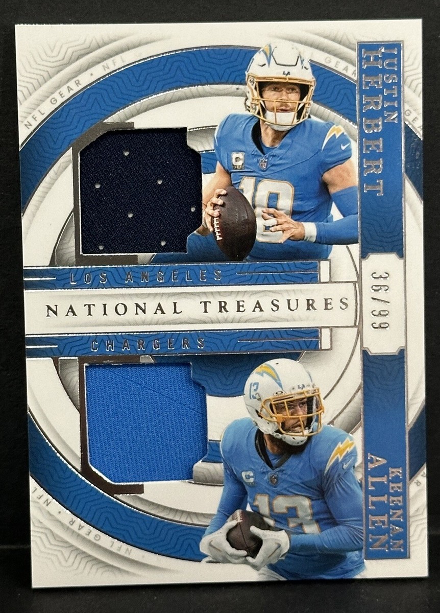 2023 Panini National Treasures NFL Justin Herbert / Keenan Allen