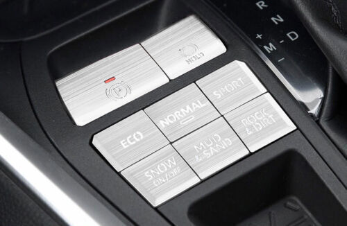 For Toyota RAV4 2019-2023 Silver Aluminum Electronic Handbrake Decoration 8PCS - Picture 6 of 6