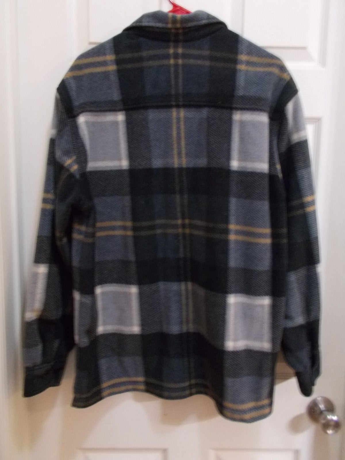 FIELDMASTER Lightweight Dark Plaid Polyester Shir… - image 6