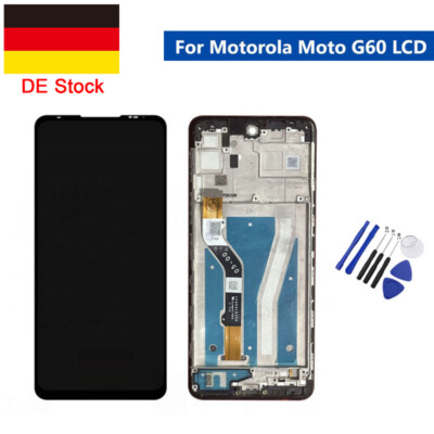 Für Motorola Moto G60 LCD Display Touch Digitizer Assembly mit Frame Replace -DE
