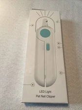 LED Light Pet Nail Clipper Great for Trimming Cats & Dogs Nails. 