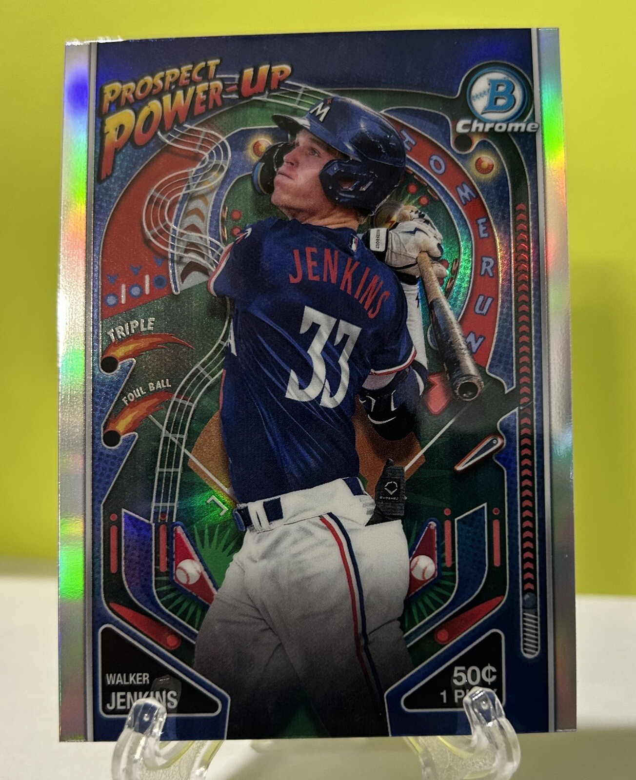 2024 Bowman WALKER JENKINS Prospect Power-Up #PP-1 CLEAN! Sharp Corners