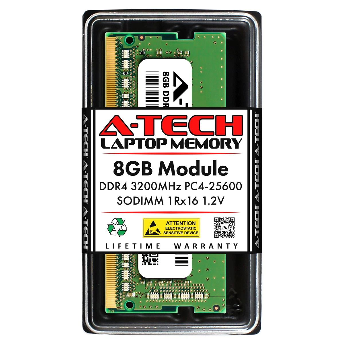 8GB DDR4-3200 SODIMM Hynix HMAA1GS6CJR6N-XN Equivalent Laptop Memory RAM