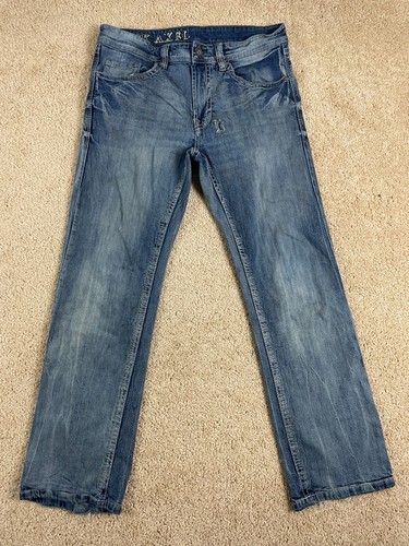 TK Axel Jeans Mens 34x32 Stretch Regular Fit Straight Pockets Casual Denim Blue