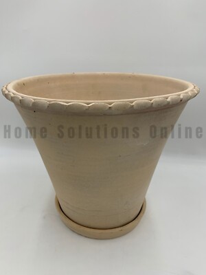 Outdoor Provence Planter, Scalloped, Terracotta, Large | Pottery Barn