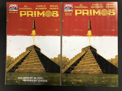 PRIMOS # 3 Lot (2022)   ENGLISH & SPANISH EDITION Cover A - AWA UPSHOT   NM-/NM