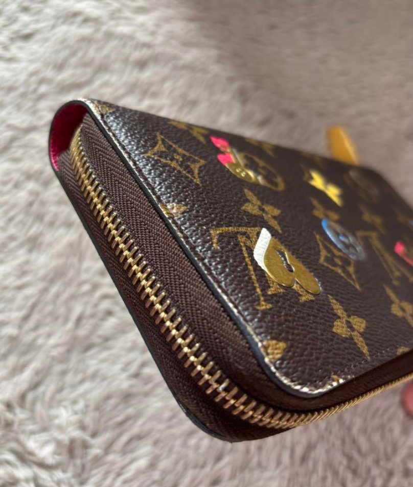 Louis Vuitton M64116 Monogram Lovelock Used Zippy Wallet Long
