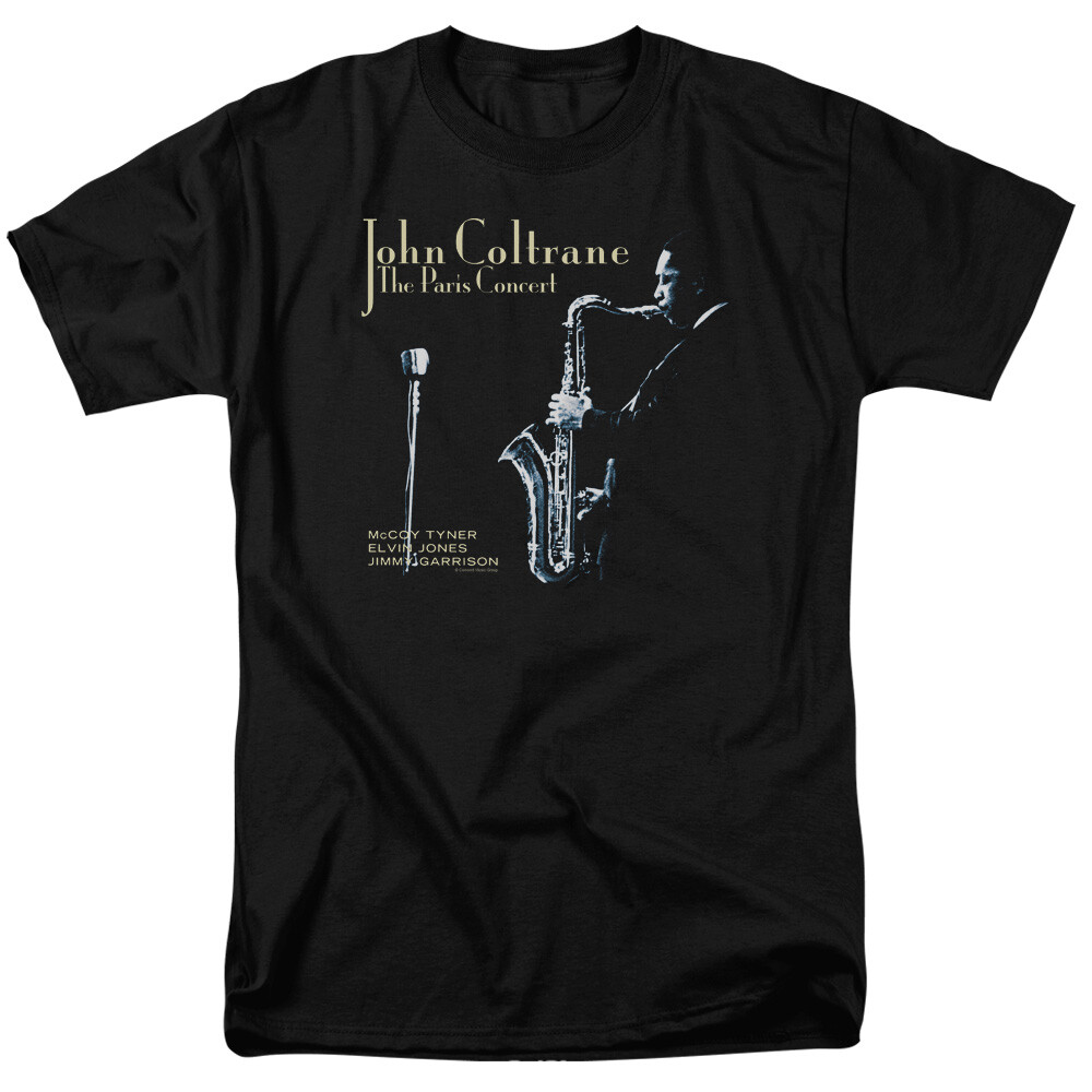 John Coltrane Paris Coltrane T Shirt Licensed Jazz Bebop Saxophone 