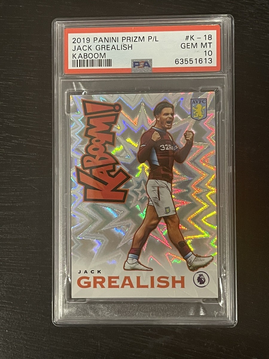 その他 Jack Grealish Kaboom 2019 Panini Prizm Premier League Jack Grealish KABOOM! PSA 10 | eBay