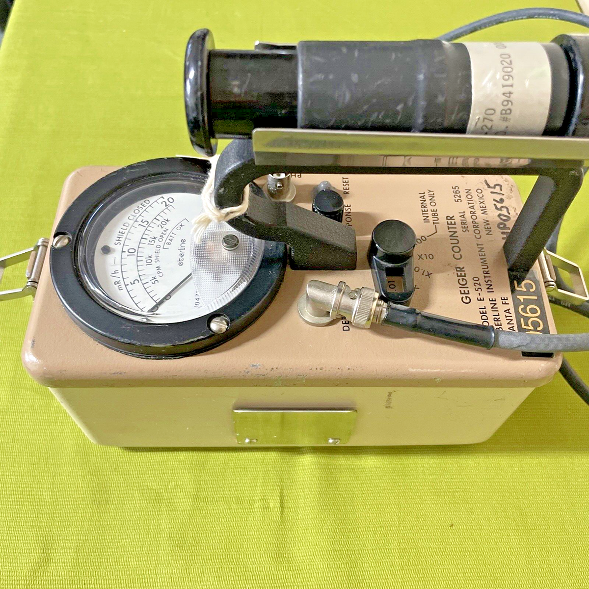 Eberline E520 Radiation Geiger Counter Meter with HP270 Probe | eBay