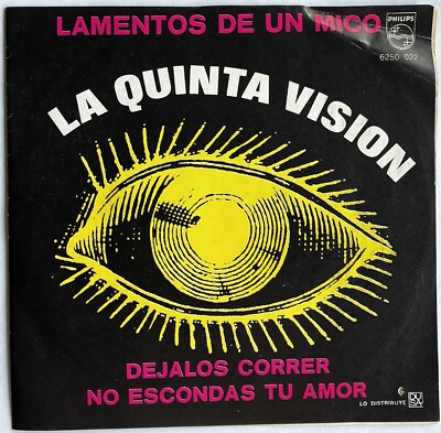 La Quinta Visión MONKY S SHOUT Let Them Run DON T HIDE YOUR LOVE Funk RARE Psych