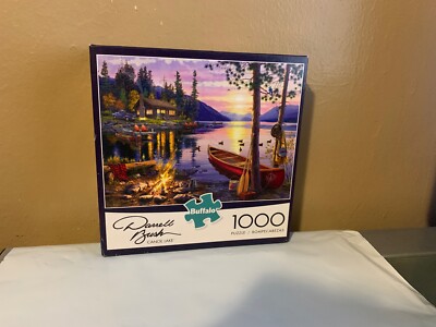 Buffalo Games - Darrell Bush - Canoe Lake - 1000 Piece Jigsaw Puzzle
