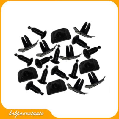 20x Fender Liner Moulding Clip Black Front Rear Fits for Nissan 01553 ...