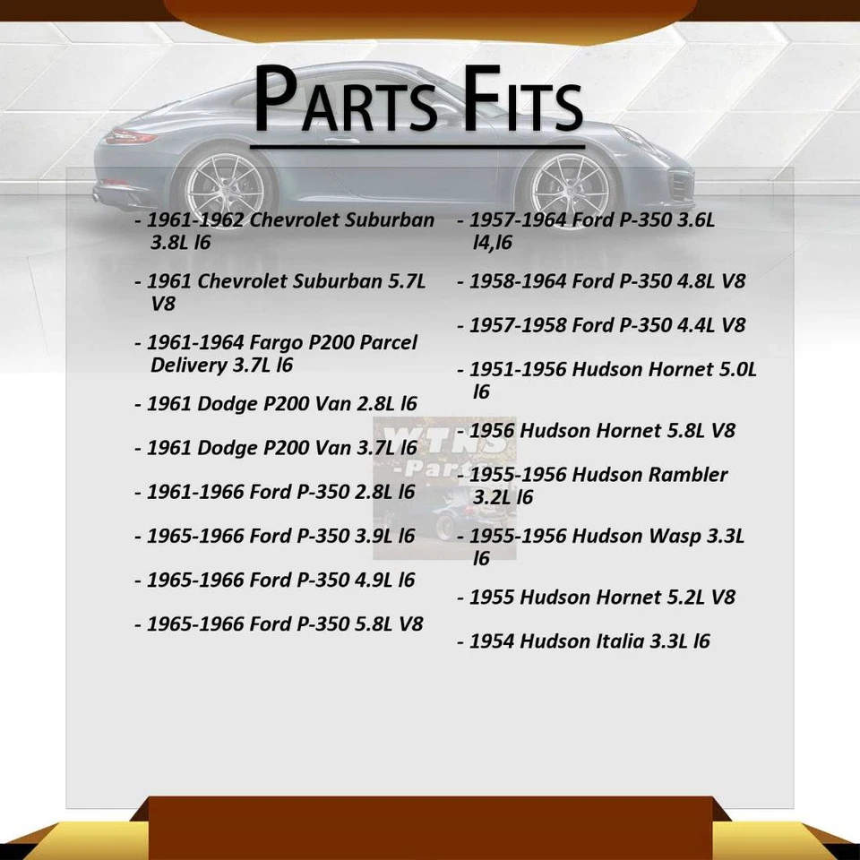 Conjunto de tornillo de ajuste de freno de tambor trasero 2x para Hudson Super Custom 4,3 L 1951 Foto 3 de 4
