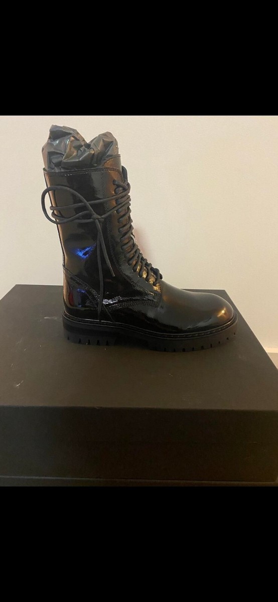 新品 10SS ANN DEMEULEMEESTER VERNICE NERO ann demeulemeester Vernice Crinkle Nero | eBay Australia